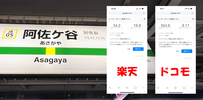 楽天モバイル JR阿佐ヶ谷駅